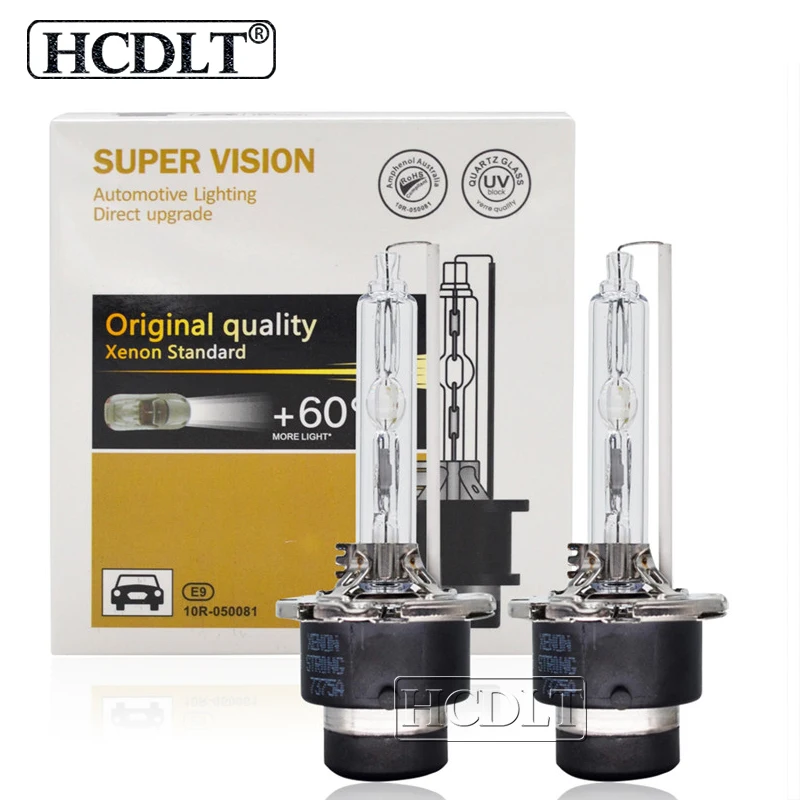 HCDLT оригинальный 35 Вт 55 Xenon D2S D4S HID сменный лампочка 4300 К 5000 6000 8000 Металлический