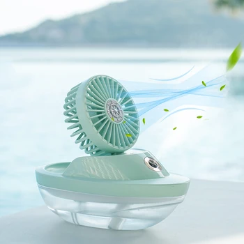 

Portable Water Spray Mist Fan Electric USB Rechargeable Handheld Mini Fan Cooling Air Conditioner Humidifier for Outdoor