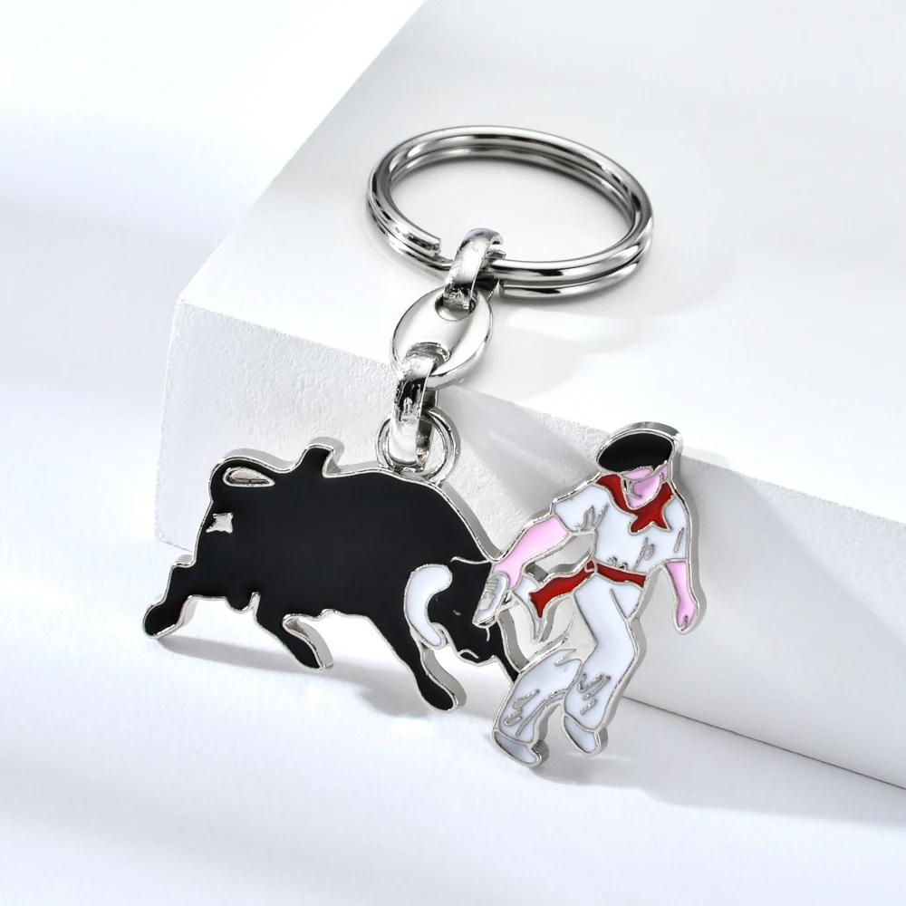 Collectables Keyrings Spain bull key ring souvenir barcelona KEYCHAIN