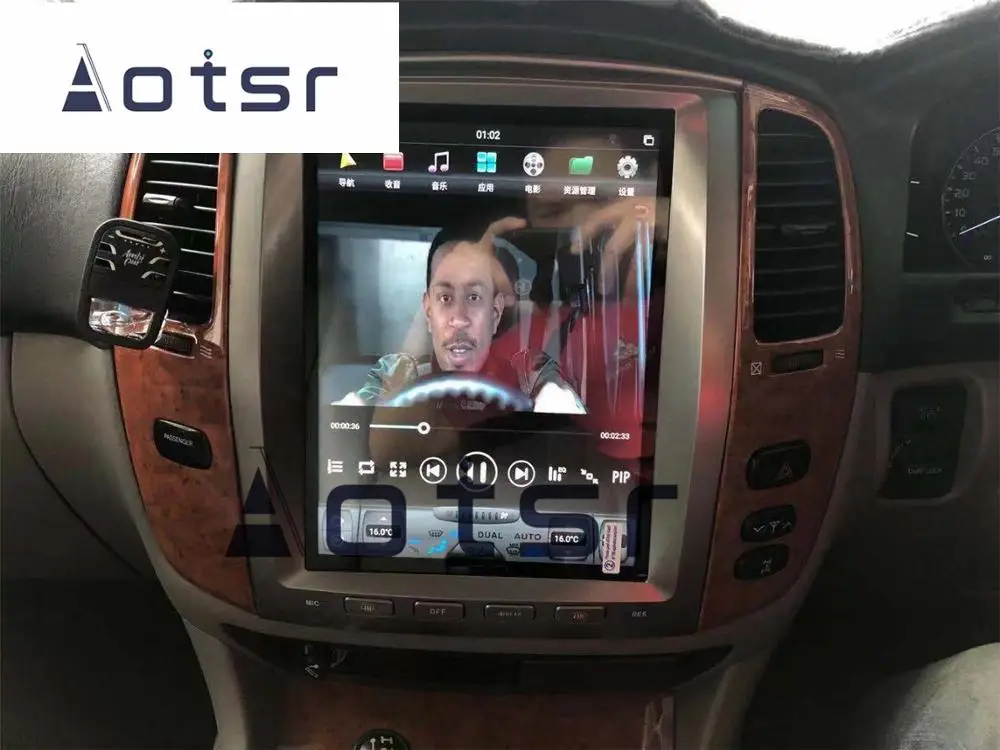 Tesla стиль Android 9,0 PX6 4 Гб ram автомобильный gps-навигатор для Lexus LX470/LX-470 2002-2007 головное устройство Мультимедиа Радио магнитофон