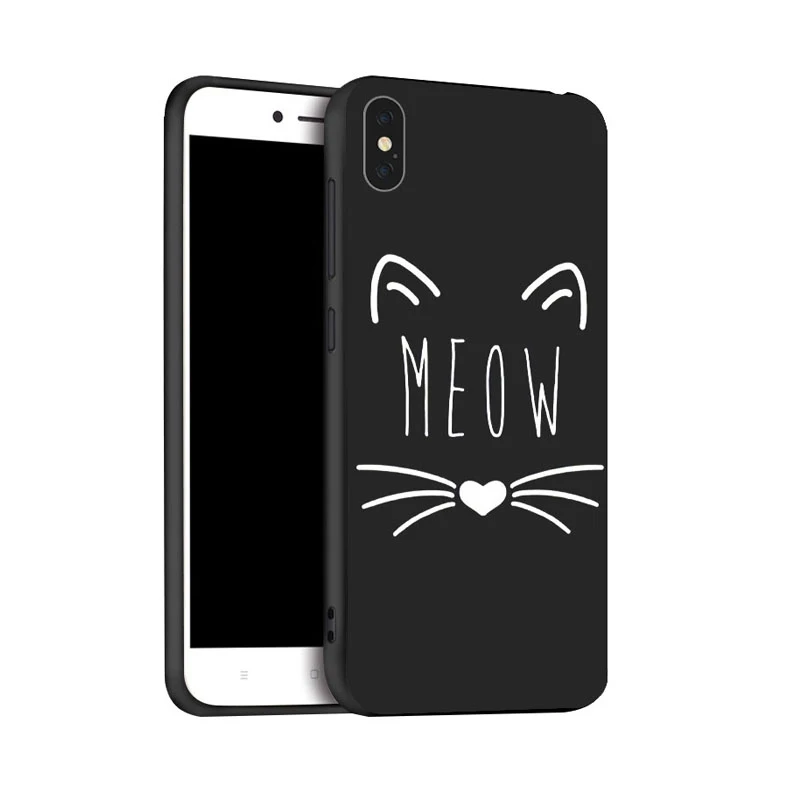 Hitam Telepon untuk Xiaomi Mi Redmi 6 PRO A2 Lite Note 7 K20 9T 7A 8 8T K30 Ponsel Housing Bag Cover Shell