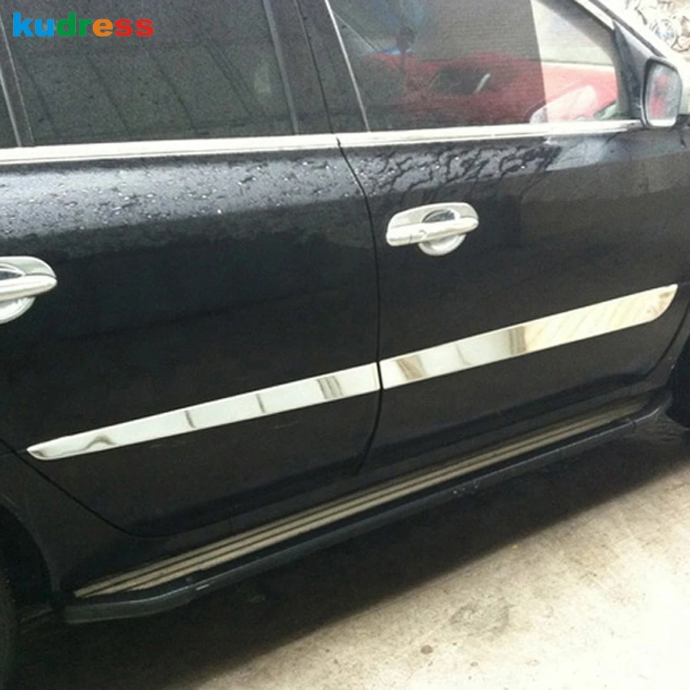 For Renault Koleos 2008 2009 2010 2012 2013 Stainless Steel Side Door Body Trim Moulding Decoration Strips Car Styling 4pcs | Автомобили и