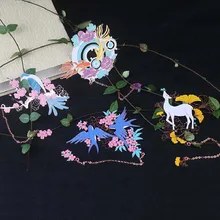 

Chinese Style Metal Swallow Bookmark Tassel Pendant Retro Book Clip Student Reading Tools Korean Stationery School Office Supply