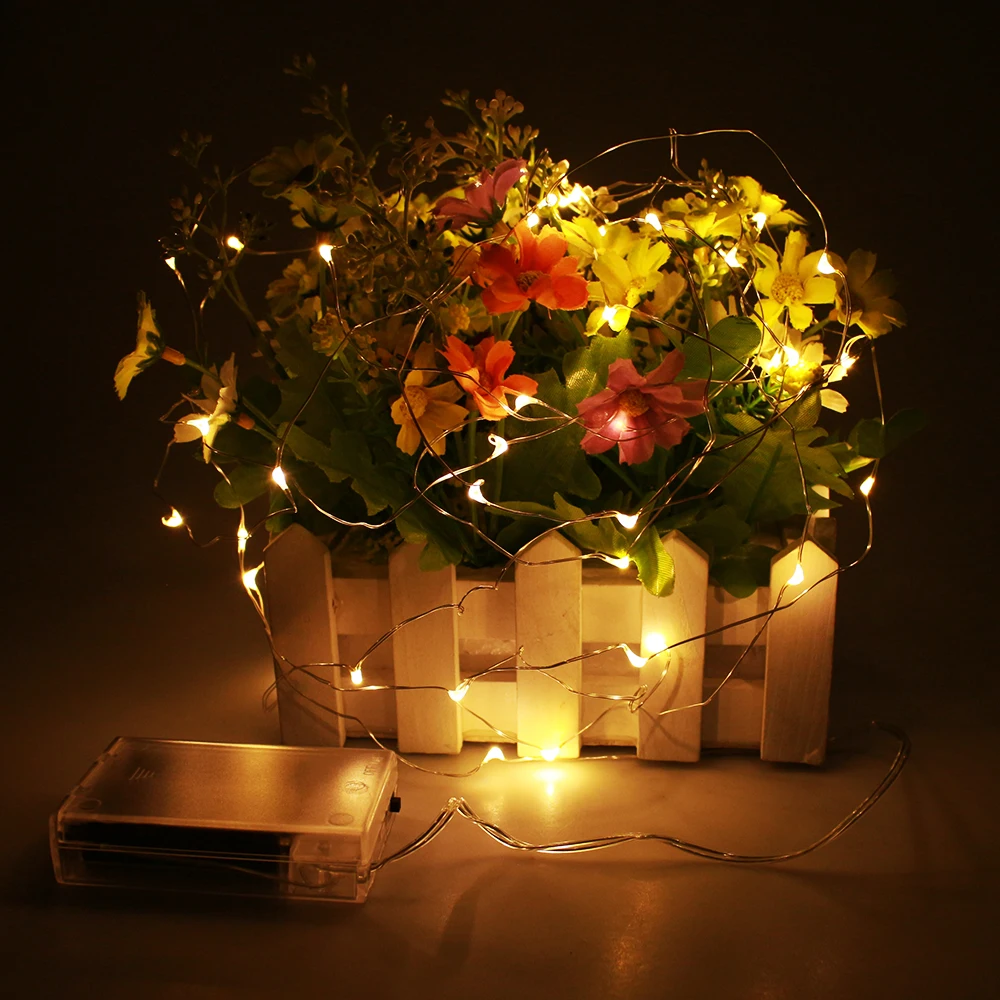 

3M 30leds Christmas Led String Light Copper Wire Battery Operated Waterproof Xmas Rope Fariy Party Decoration Lighting