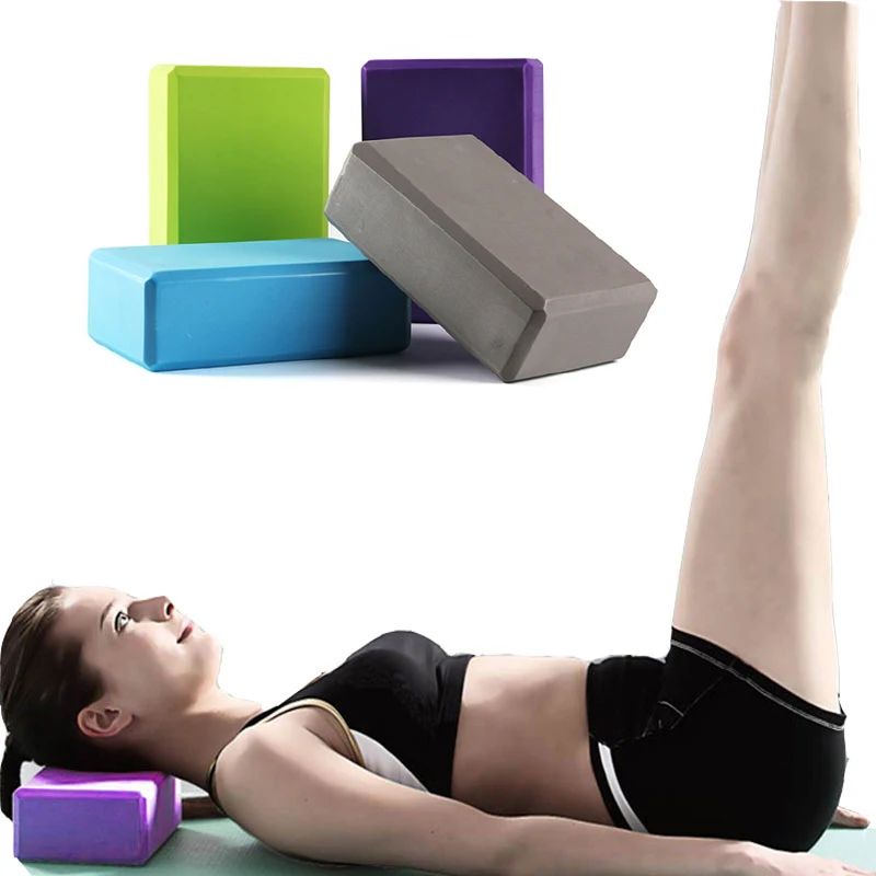 

Women Yoga Block EVA Colorful Foam Block Brick Exercise Workout Stretching Aid Body Shaping Training Exercise Fitness Tool