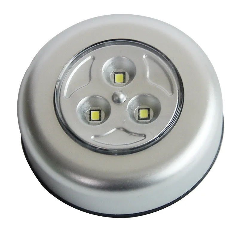 1 Pc LED Night Light Closet Cabinet Light Touch Sensor Light Kitchen Bedroom Cupboard Wireless Magnetic Corridor Stair Lamps