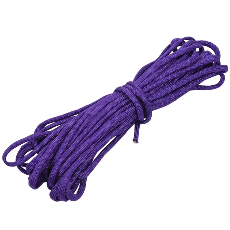 

Paracord 550 Parachute Rope 7 Core Strand for Climbing Camping Buckle Rope Purple 50FT