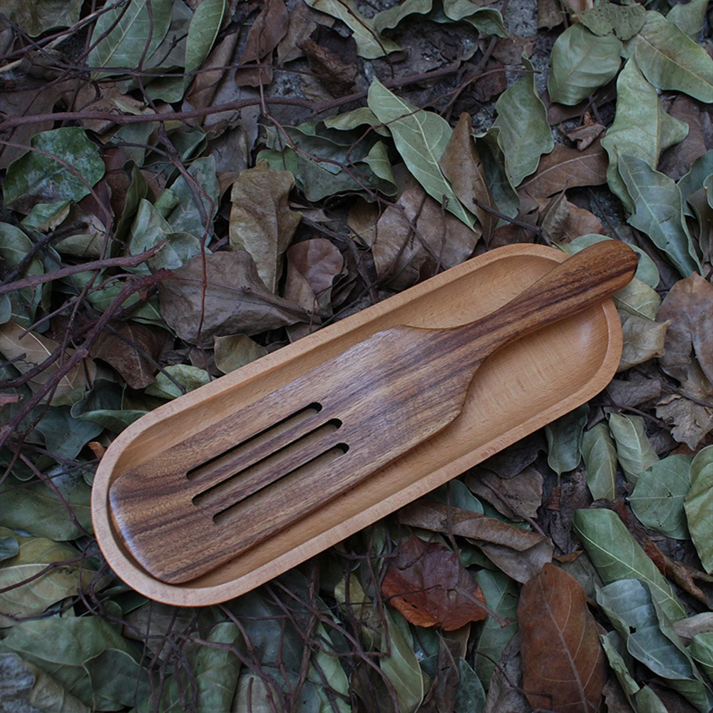 Teak Natural Wood Cookware Kitchen Utensils Cooking Tools Sets Tableware Kitchenware Dinnerware Spoon Shovel Colander Wooden Kit
