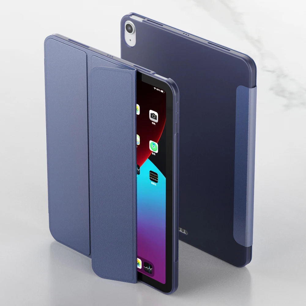 

Case For iPad Air 4 3 2 1 10.2 2019 2020 7th 8th Generation Smart Cover For iPad Pro 10.5 9.7 2017 2018 Silicone Matte Back Case