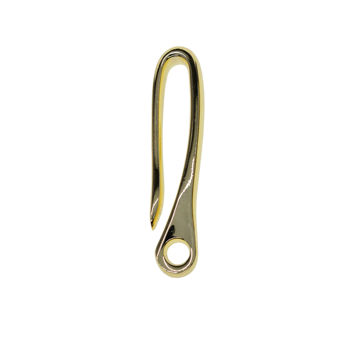WEBEEDY Japanese Fish Hook Keychain Set - 6Pcs, U-Shape, 3 Sizes, Alloy, For Belt Or Bag - View #4