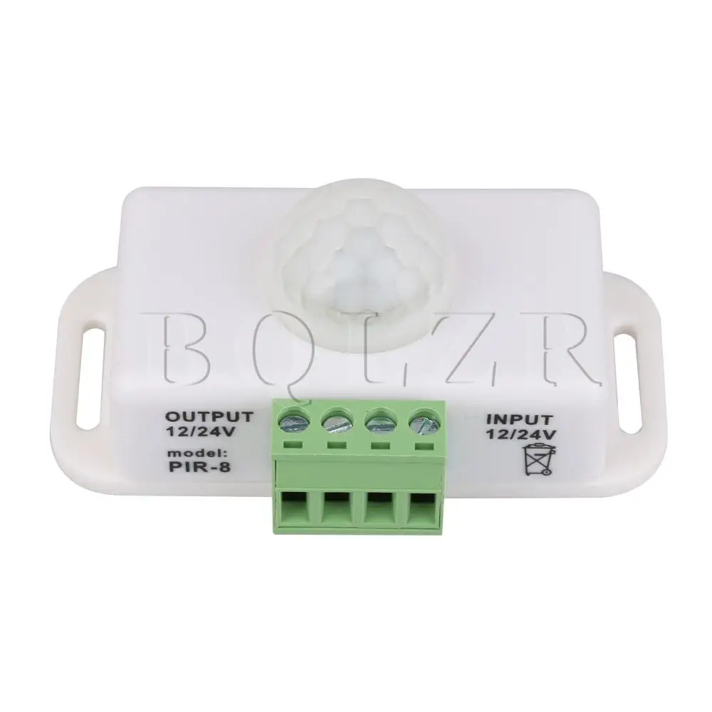 

BQLZR White 12-24V PIR Sensor LED Dimmer Switch PIR Cotroller for LED Light