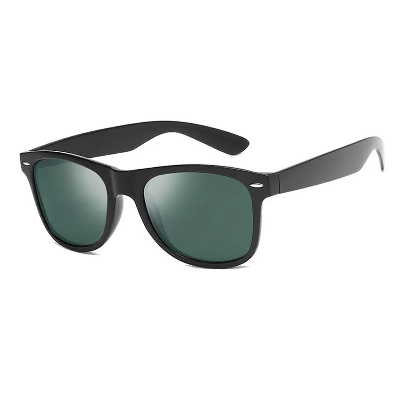 dark green HUHAITANG Классические поляризованные солнцезащитные очки авиаторы мужские роскошные Брендовые мужские солнцезащитные очки для вождения для женщин дизайнерские поляризационные солнцезащитные очки - Цвет линз: dark green