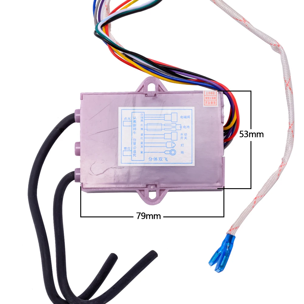 Электрический водонагреватель переключатель зажигания контроль температуры igniter пожарное разделение DC 3 в twin-slot flight pulse искровая зажигалка