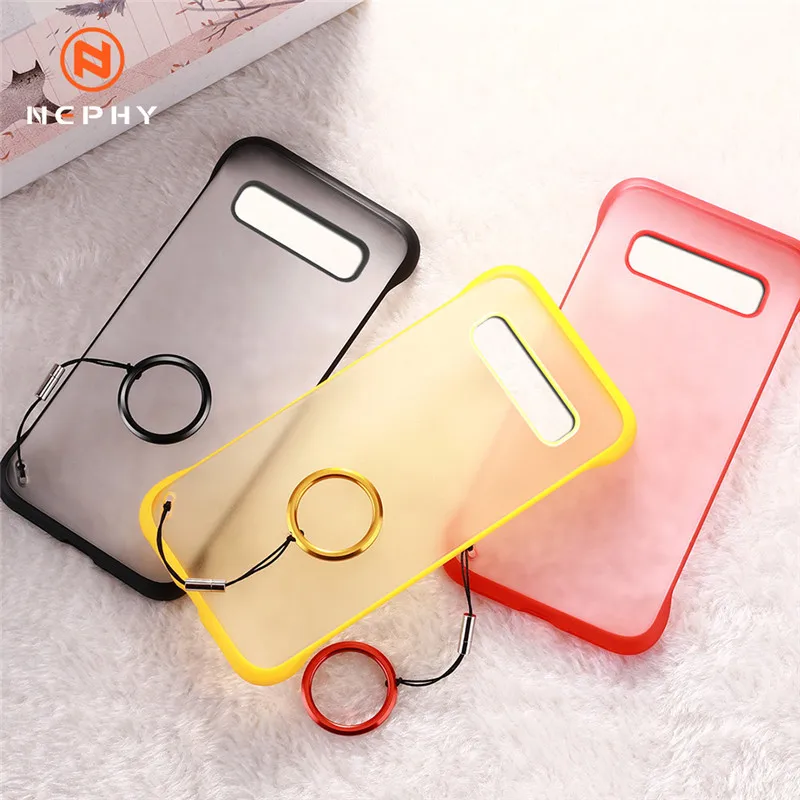 

Ultra Slim Frameless Phone Case For Samsung Galaxy S8 S9 S10 Plus Note 8 9 10 clear Matte Hard PC Cover For Samsung S10E Coque