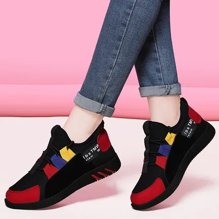 

2019 new spring net red bean bean wild hair plus velvet old cotton shoes casual travel women's shoes