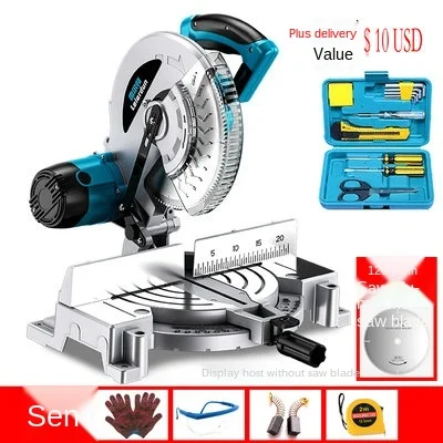 10 Inch/12 Inch 255Mm Multifunctionele Saw Machine Aluminium Hout Snijmachine Graden Verstek zag Aluminium Machine|Elektrische zagen| - AliExpress