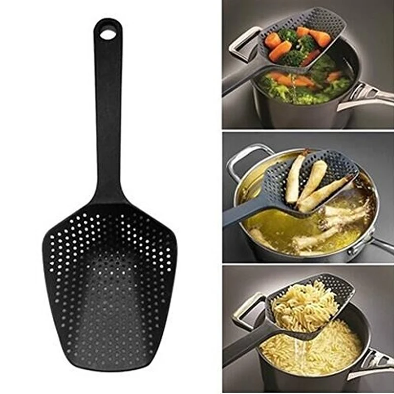 

Nylon Strainer Large Scoop Colander Kitchen Appliances Spoon Shovel Soup Spoon Filter Cooking Tools home Kitchen Accessories