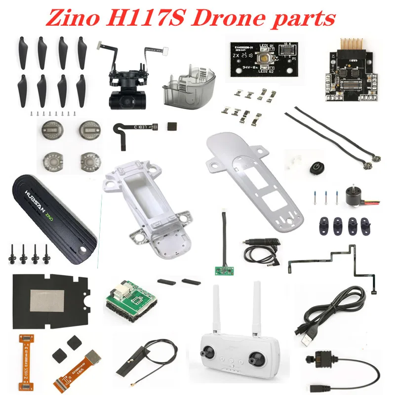 Радиоуправляемый Дрон Hubsan Zino H117S оригинальные аксессуары лопастная оболочка