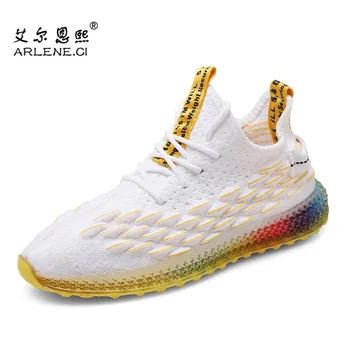 

Men Running Shoes New Trend Breathable Mesh Sport Shoes Outdoor Walkng Jogging Shoes Comfortable Trainer Athletic Male Sneakers