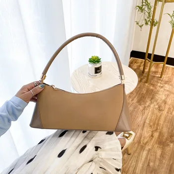 

Wholesale niche bag handbags 2020 trendy fashion simple underarm bag Korean version texture shoulder bag