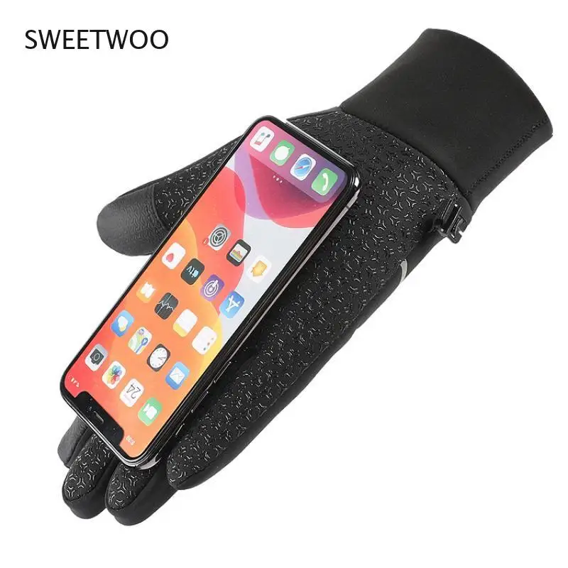 

Men's Windproof Waterproof Touch Screen Cycling Mountaineering Ski Outdoor Gloves Warm Gloves Touch Screen Winter
