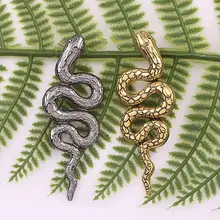 Заявление Винтаж сплав Oorbellen серьги-гвоздики в виде змеи для девушек и женщин; вечерние подарки минималистский свадебные серьги ювелирные изделия из жемчуга