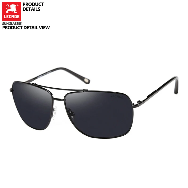 LS1002-C01 LECAGE Мужские поляризованные зеркальные солнцезащитные очки для вождения, модные мужские солнцезащитные очки для близорукости - Цвет: LS1002-C01