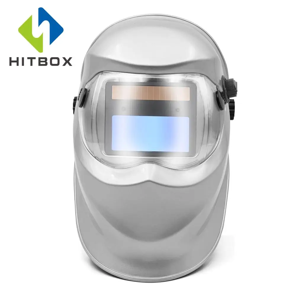 HITBOX сварочный шлем дизайн толстый, но светильник Сварочная маска крутая форма авто затемнение негабаритный вид