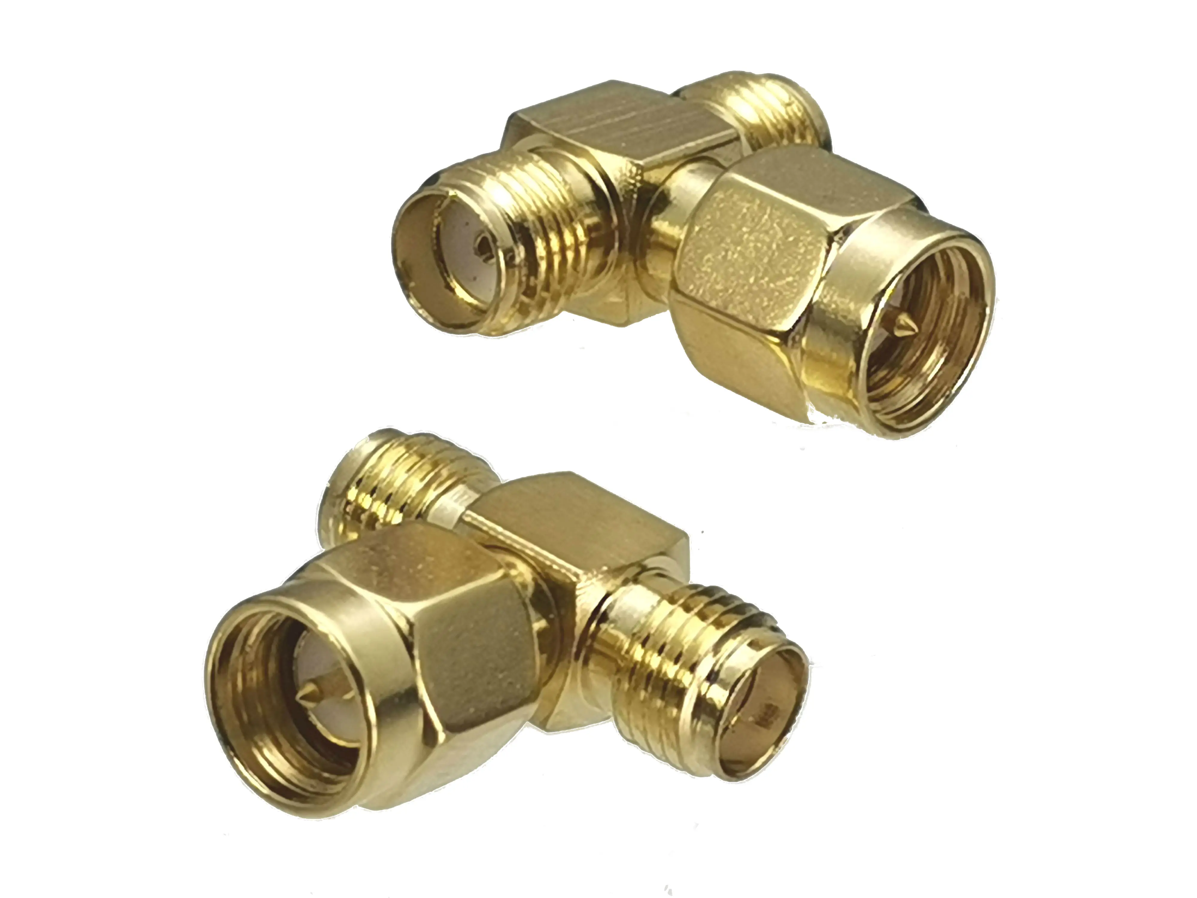 1pcs csatlakozó Adapter SMA RP-SMA hogy SMA RPSMA Apaállat dugasz & Nőnemű jacket egyenesen & lga szögben RF coaxial átalakító Új Sárgaréztábla