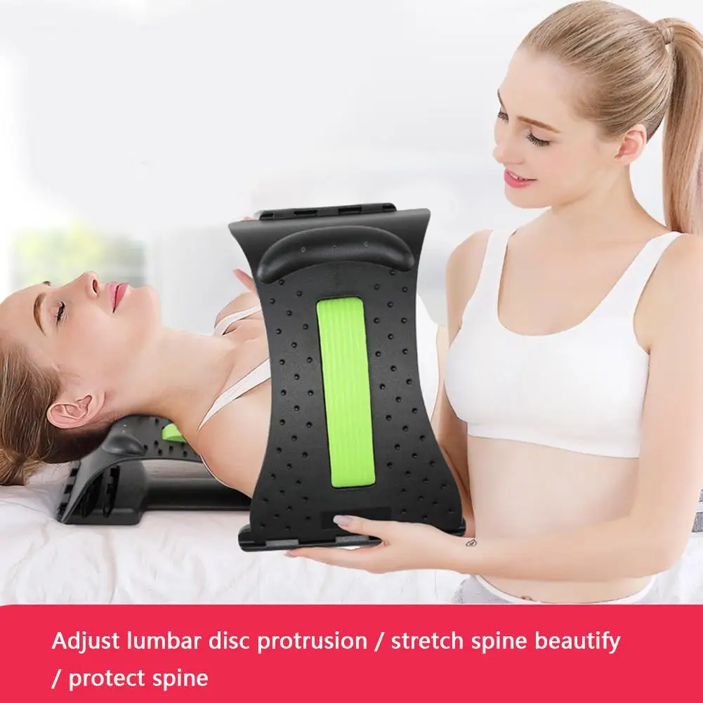 Массажер для растягивания спины оборудование волшебные носилки фитнес