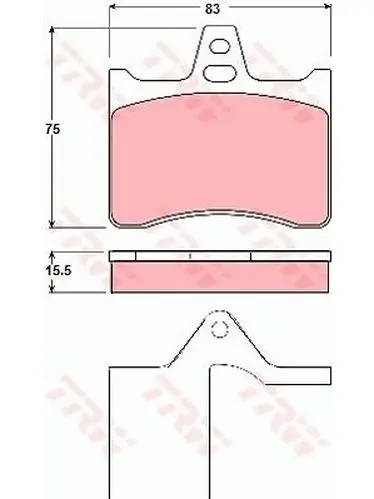 Колодки дисковые з.\ Citroen XM Break/Xantia Break 2.0i-2.1TD 95