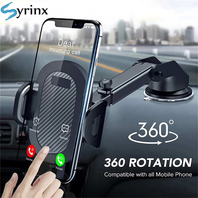 2020 Sucker Car Phone Holder 360 Mount in Car Stand No Magnetic Support Mobile Cell Cellphone 1