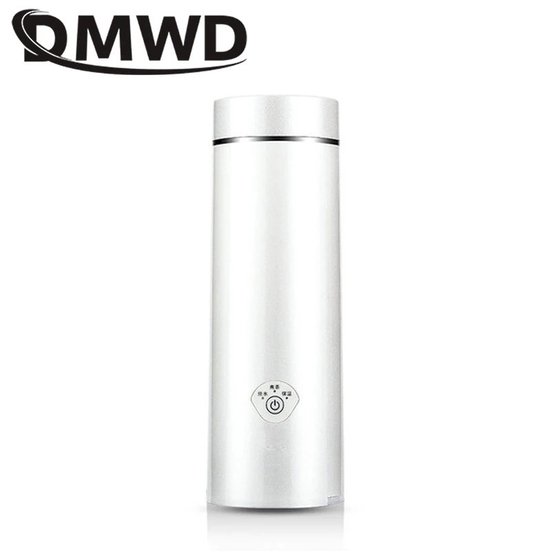 Beste DMWD Mini Waterkoker Warm Water Thermische Boiler Reizen Roestvrij Staal Thee koffie melk kokend cup draagbare Theepot 110V  220V