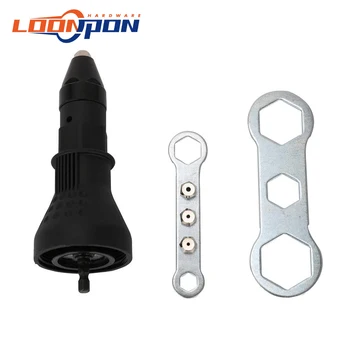 Best Pull Riveter Switch Head Pull Rivet Gun Conversion Head Set Thicken And Harden Three Jaw Pliers Light And Portable Riveting Claw