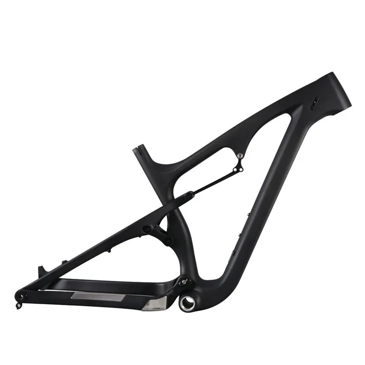 Hot sale Snow bicycle frame carbon fat bike frame suspension with travel 120mm