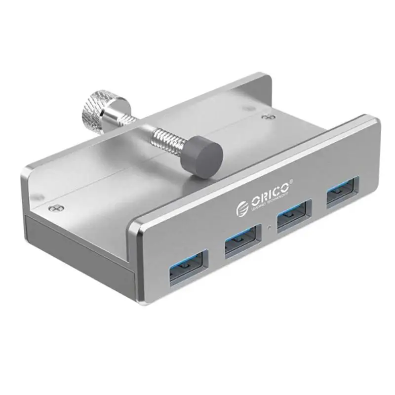 4-Порты и разъёмы USB 3,0 концентраторы с Android Мощность Порты и разъёмы адаптер Алюминий сплав шасси конвертера с креплением сзади Splitter Компьютерная периферия