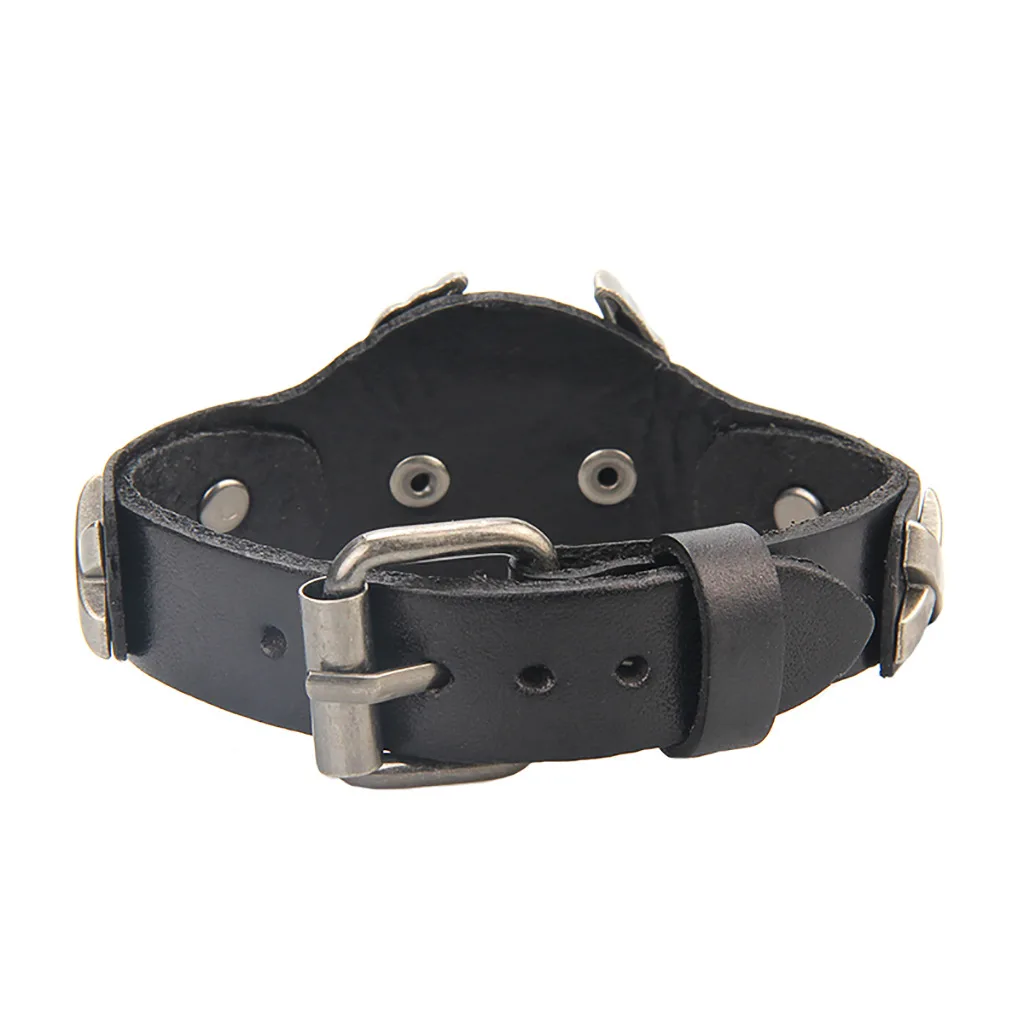 Bracelet Jewelry Genuine Leather Men Eagle Skull Retro Bracelets for Women