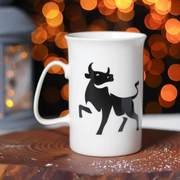 

Mug "new year. Bull ", 300 ml