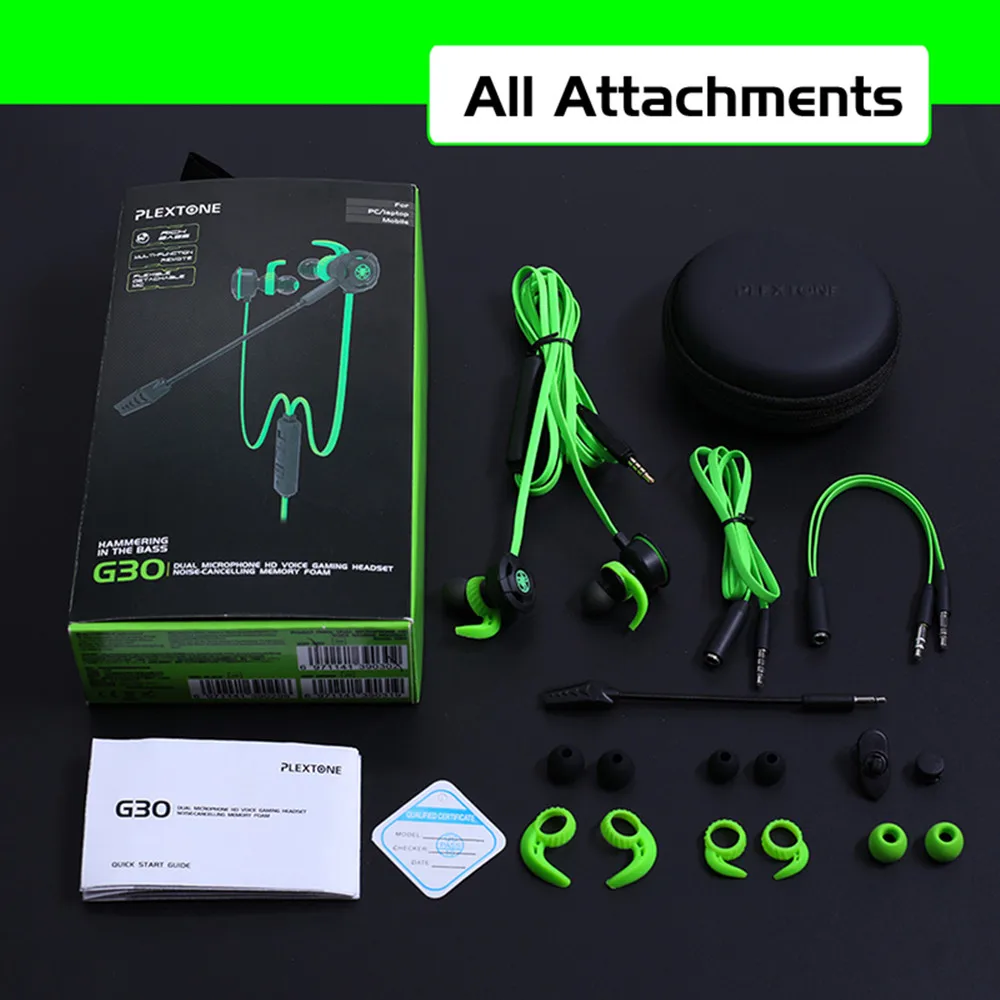 Computer Headphones Game headset PC Stereo earbuds with Mic 3.5mm Earphone with microphone for smart pHone vv kulaklık