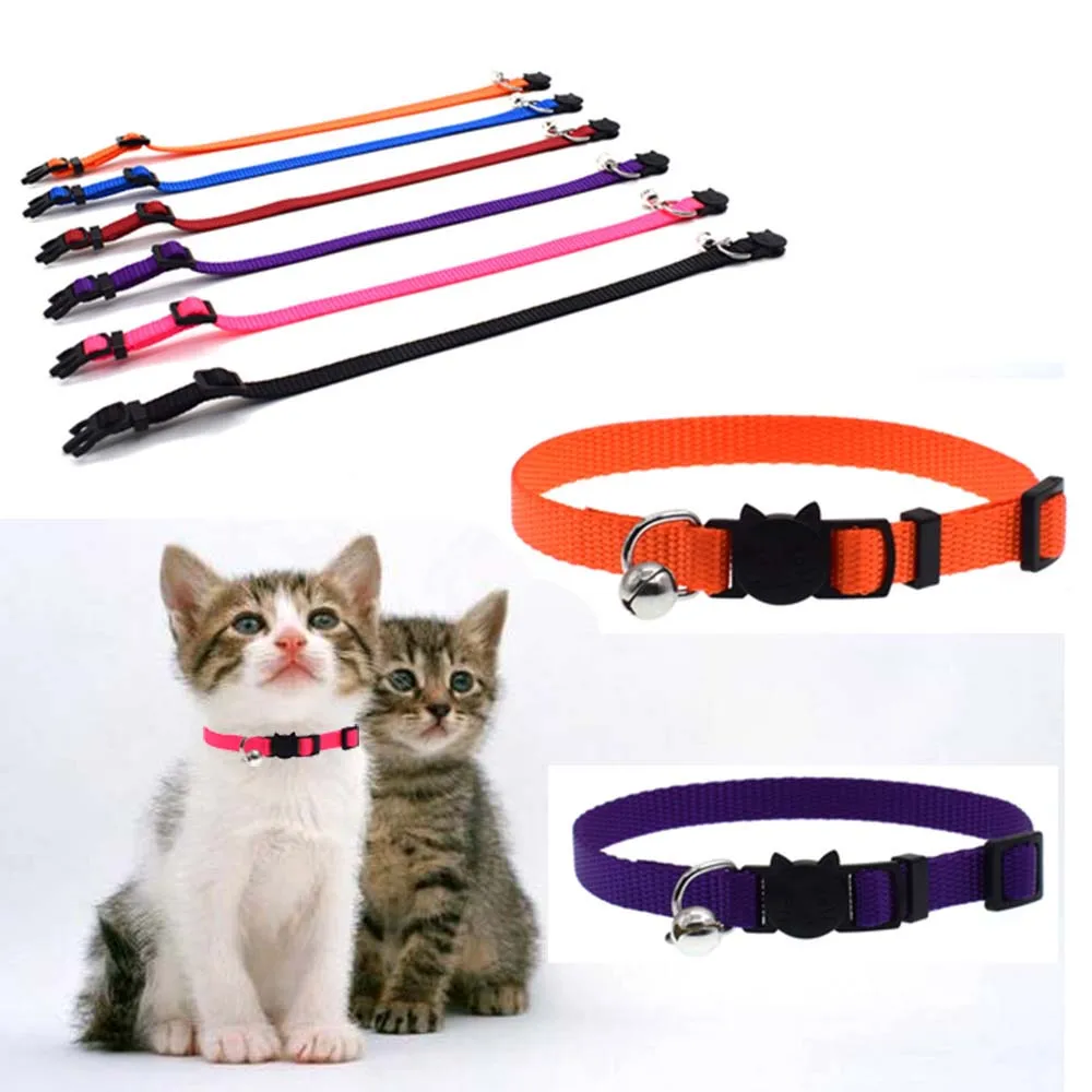 Rope Nylon Cat Collar Chinese Style Kitten Collar Necklace with 4 Colors 2 Sizes 