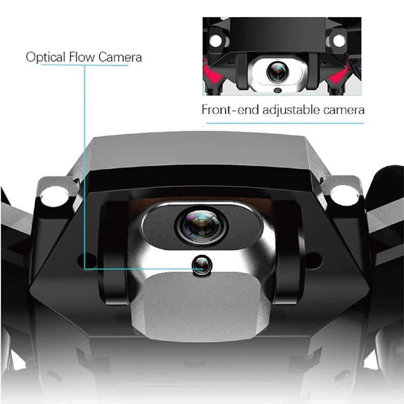 L103 Профессиональный Дрон с 4K 1080P HD двойной камерой WiFi FPV широкоугольный оптический поток RC вертолет Квадрокоптер игрушка в подарок VS E58