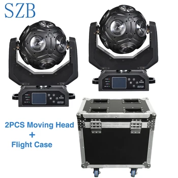 

Flight Case 2in1 12X20W RGBW Colorful Led Beam Football Moving Head Light for Disco Nightclub Party Light/SZB-MH1220