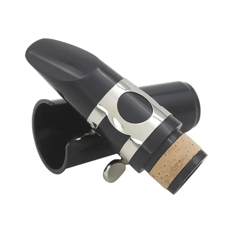 Clarinet Mouthpiece Kit with Ligature,one Reed and Plastic Cap~black Jy28 21