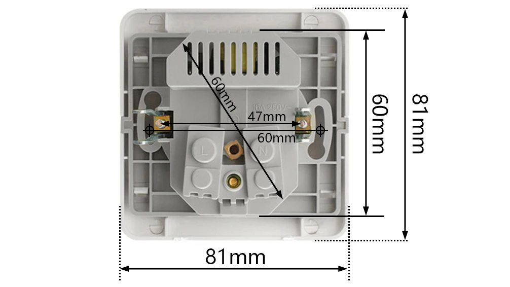 Atlectric ЕС двойной USB порт 2A зарядное устройство адаптер розетка стандарта евроcоюза розетка панель электрическое настенное зарядное устройство адаптер зарядки