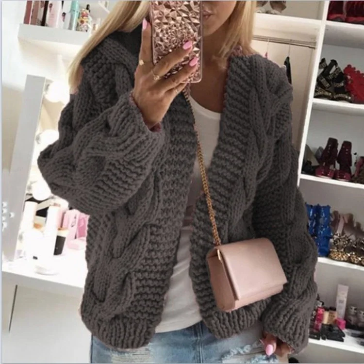 sweater hoodie 2021cardigan Women's Autumn Winter New Sweater Women's Knitting Coat Multicolor Women's Top ladies sweater Sweaters