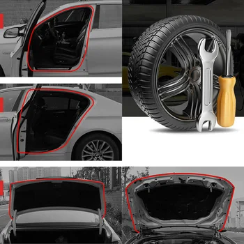 

Hood Seal strip Trunk Trim Moulding Rubber Universal Double-sided Black