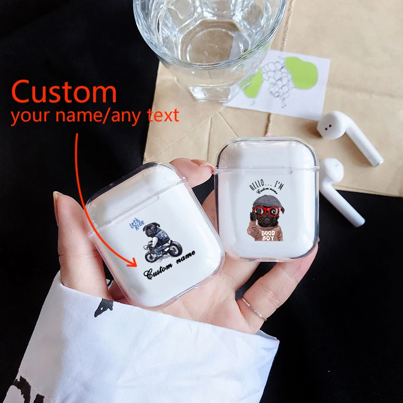 Мягкий чехол сделай сам для наушников Apple airpods 1/2 Роскошный с изображением