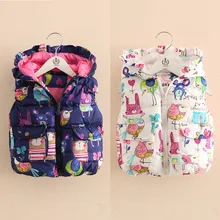 Коллекция г.; зимний жилет с граффити для мужчин и женщин; детское плотное теплое пальто с капюшоном