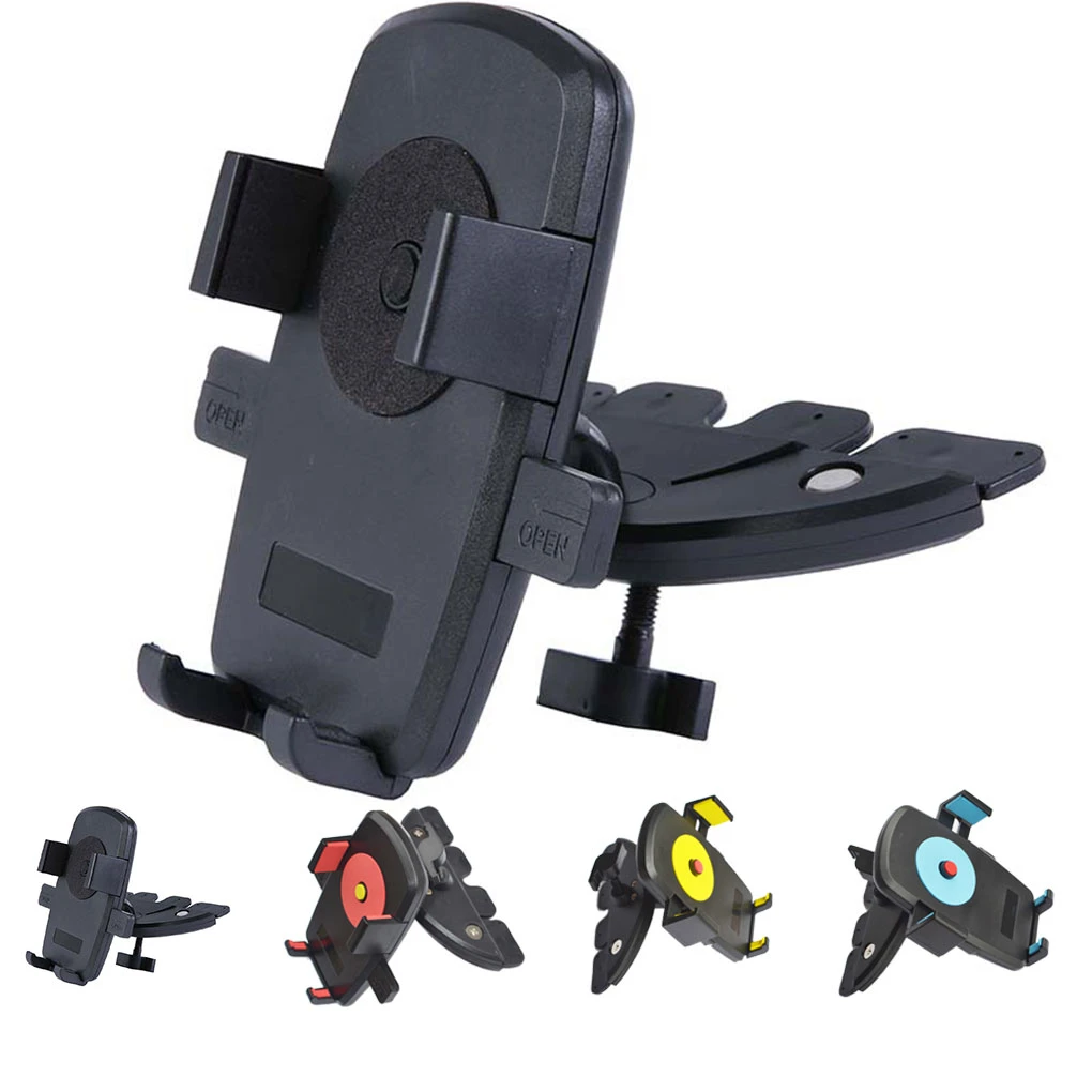 Auto Car Phone holder Universal Adjustable CD Player Slot Smartphone Holder Car CD Mount GPS