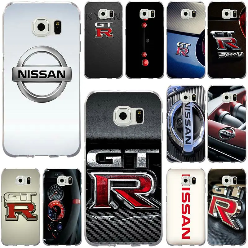 

Soft Phone Case for Samsung Galaxy Note 2 3 5 8 9 S2 S3 S5 Mini S6 S7 S8 S9 S10 Edge Plus Lite Coque Shell Super Car Nissan Logo